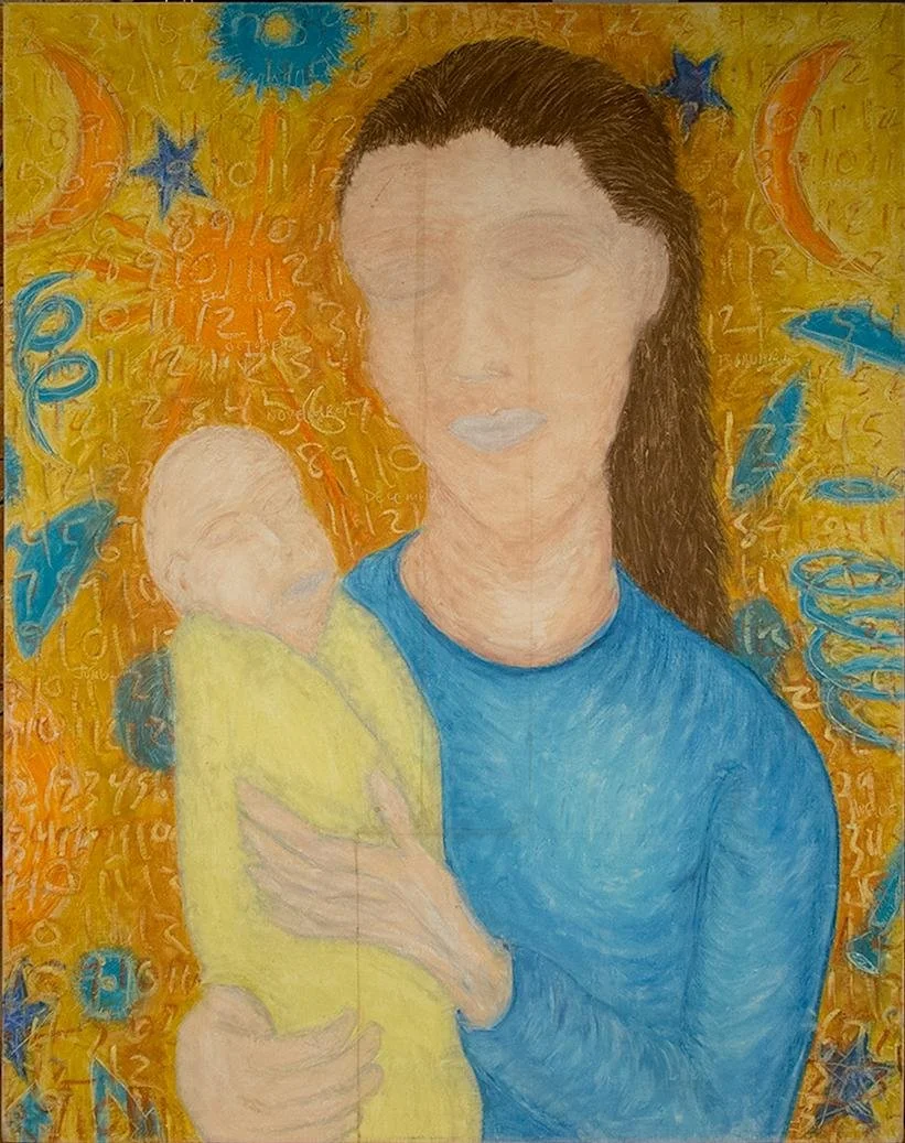 Bill Rock, Madonna and Child,  24" x 30"