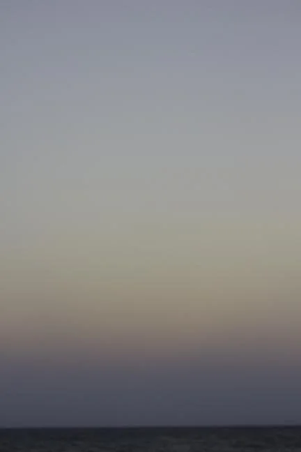 Jayme McLellan,  Cloud Door 1: Yucatan Facing North, Carribean Sea, 2018,  30" x 80"
