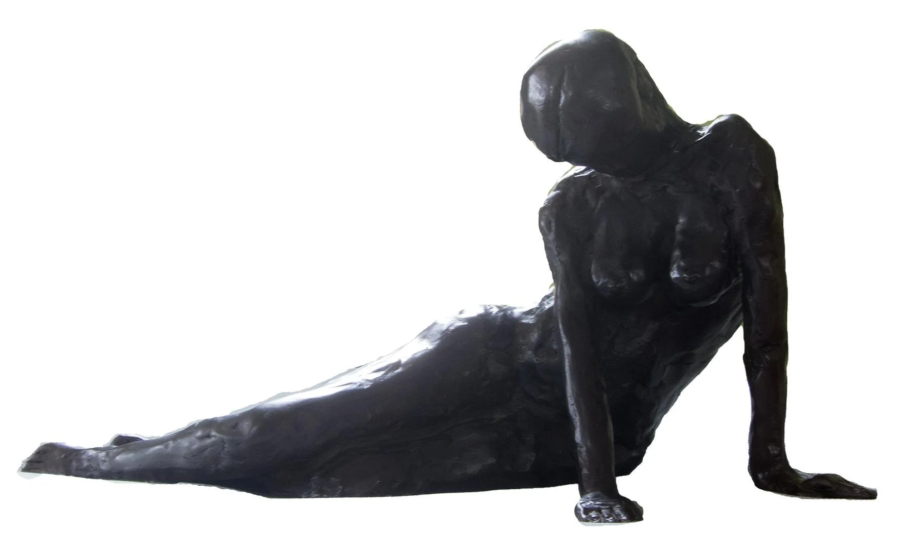 Charles Chalgian,  (sculpture of woman in mermaid pose),  20" x 10" x 10"