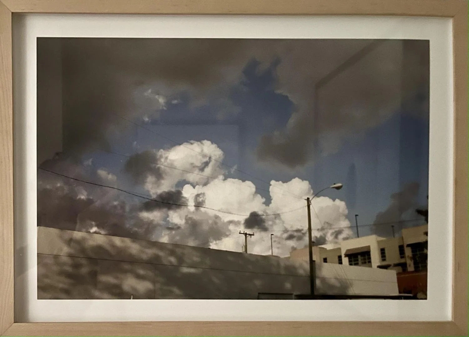Jayme McLellan,  Miami Street Cloud,  24" x 20" (framed)