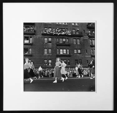 Rosalind Fox Solomon,  Mahon 626 (Cheerleaders on Parade),  16" x 16"