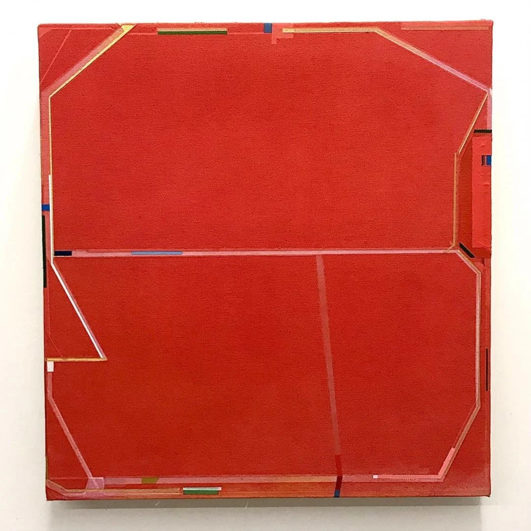 Jason Gubbiotti, BIG RED,  12 3/4" x 11 7/8"