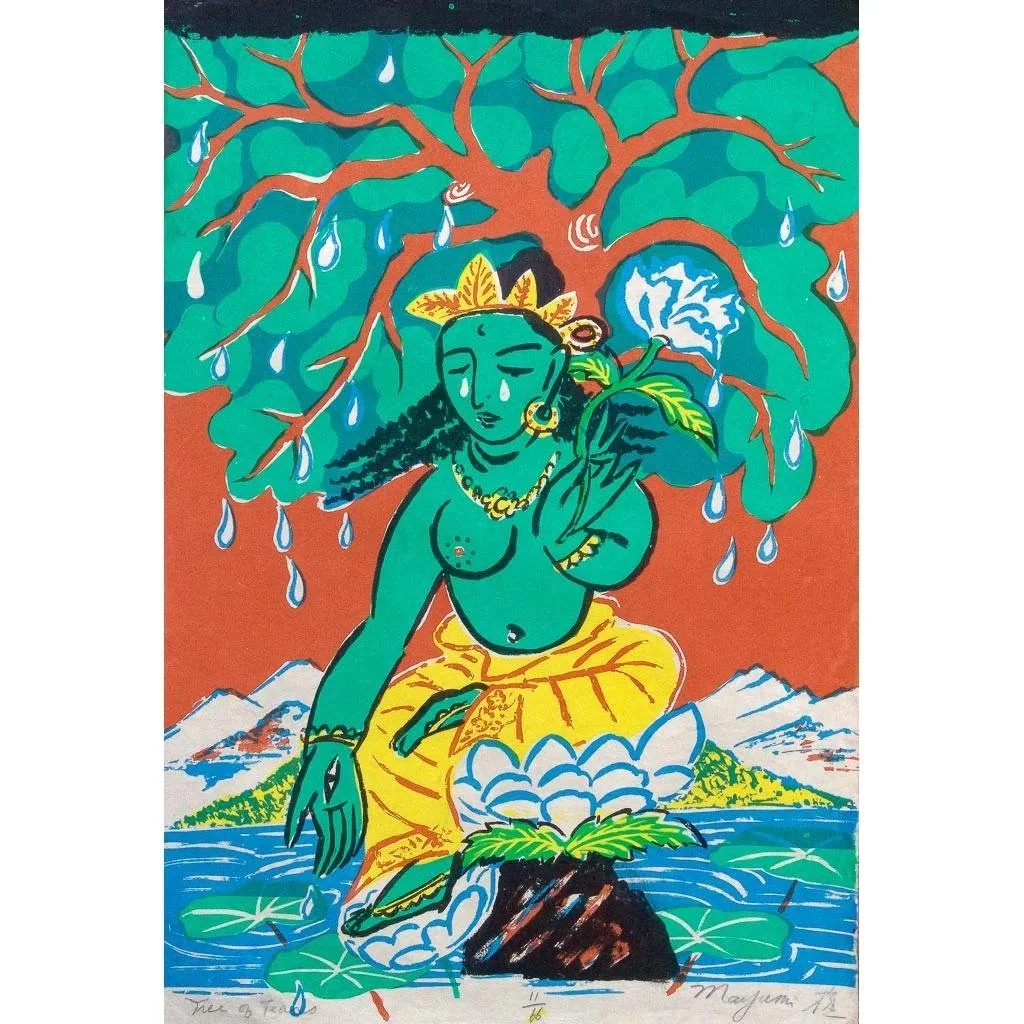 Mayumi Oda,   Tree of Tears edition 43/66,  40.75" x 27.5"