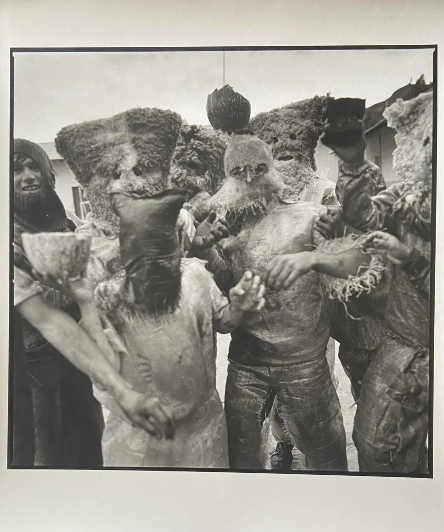 Rosalind Fox Solomon,  Carnival Masks, Huari, Ancash, Peru,  15" x 15"