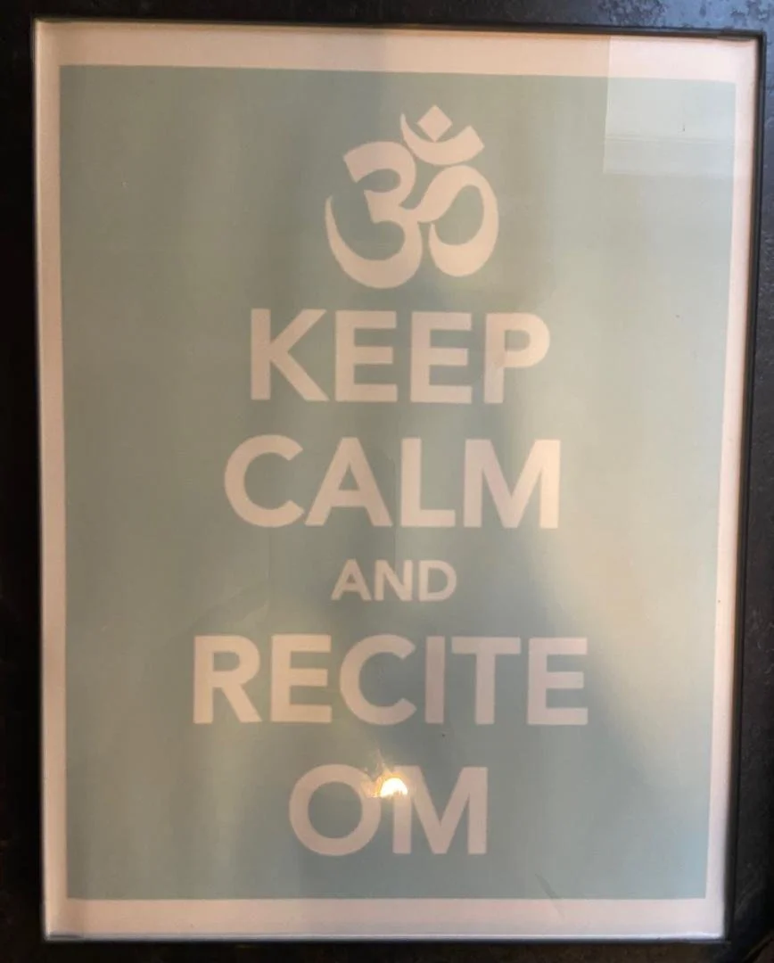 unknown,   Keep Calm And Recite Om,  11" x 8.5"