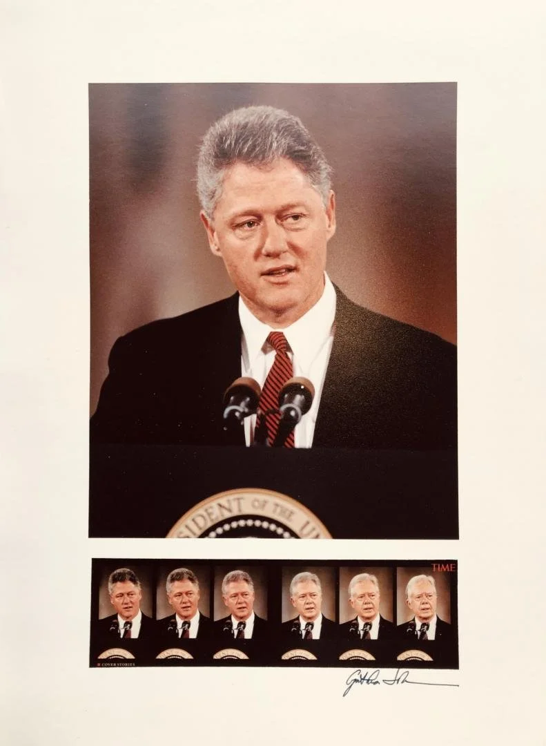 Unkown,  Unkown (Clinton to Carter, TIME magazine),  14" x 11"