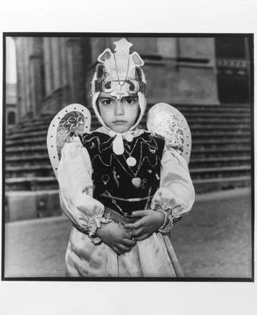 Rosalind Fox Solomon,  Angel, Sicily (Mahon 643),  16" x 16"