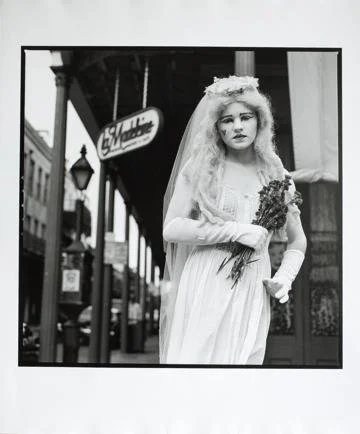 Rosalind Fox Solomon,  Mahon 726 "Bride, New Orleans, Louisiana 1993" from Women: Matter and Spirit,  16" x 16"