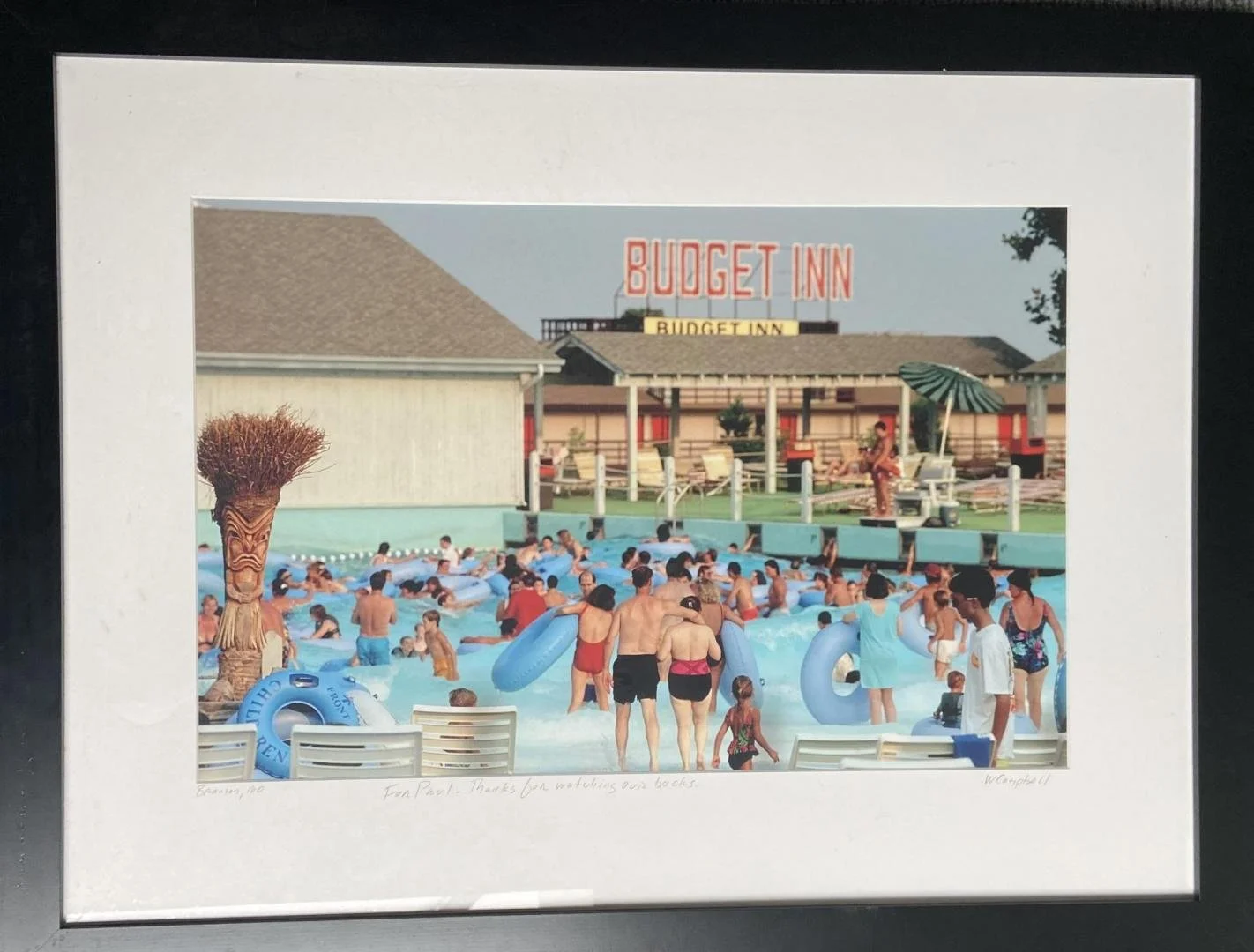 W. Campbell,  Branson, MO,  13 6/18" 20 10/16", framed 22 3/4" x 29 3/4"