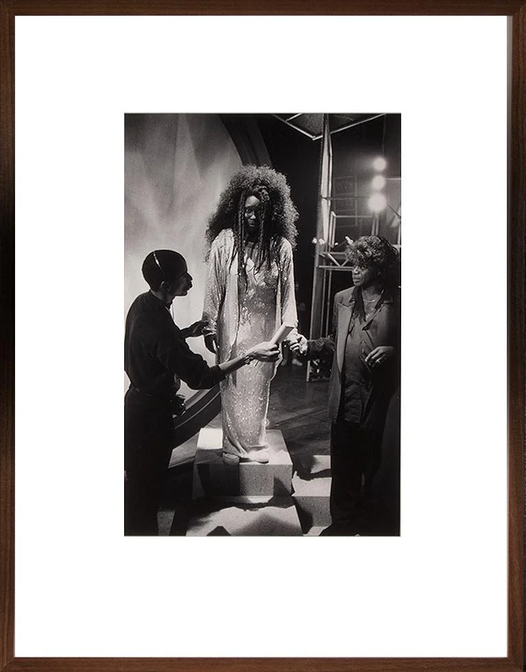 Arthur Grace, Whoopi Goldberg, p.44 from the book The Comedians,  14.5" x 18.5"