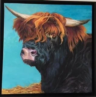Diane Weiner,  Bull's Eye,  32.5" x 32.5"