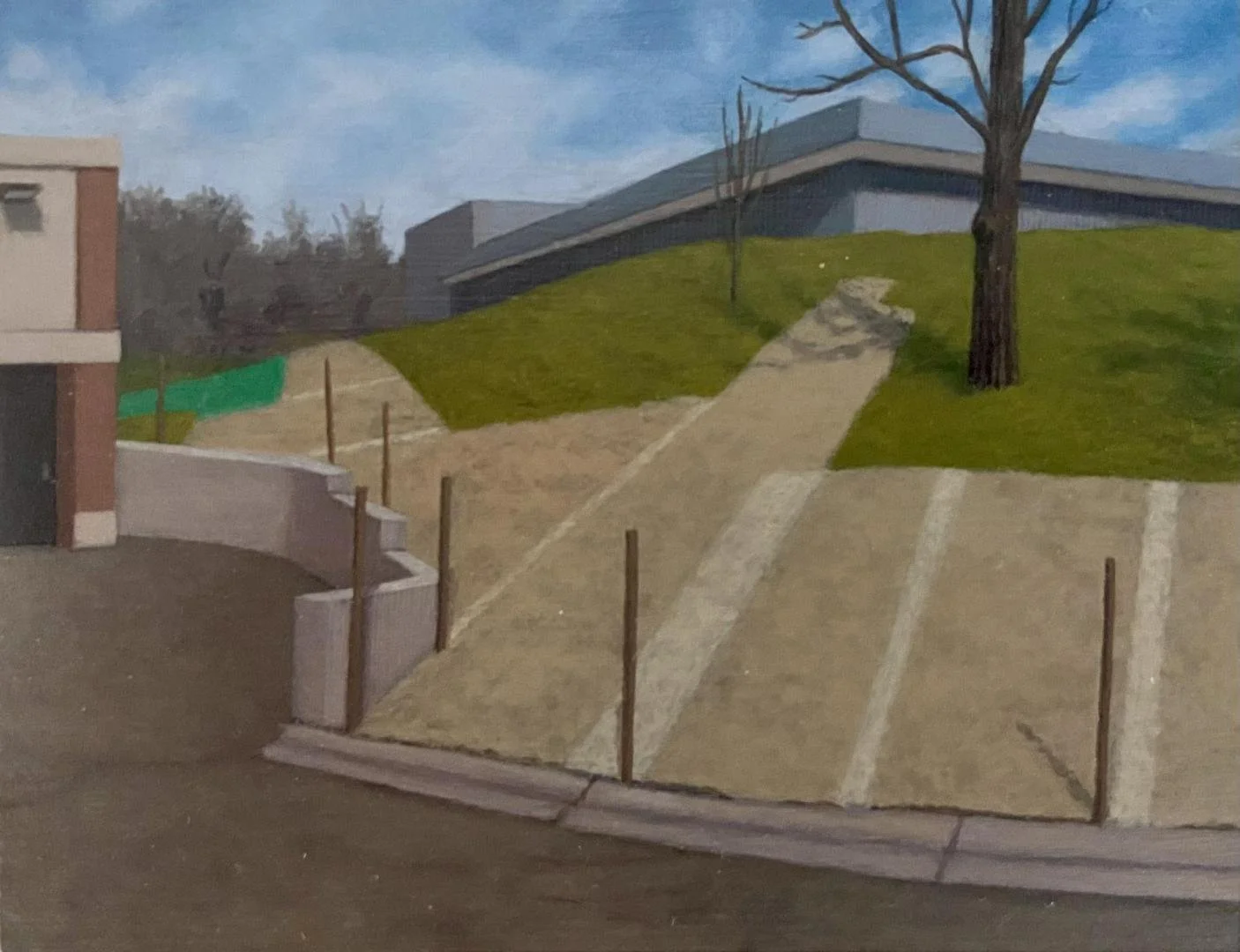 Nora Sturges, The View from the Road #29,  4" x 3"