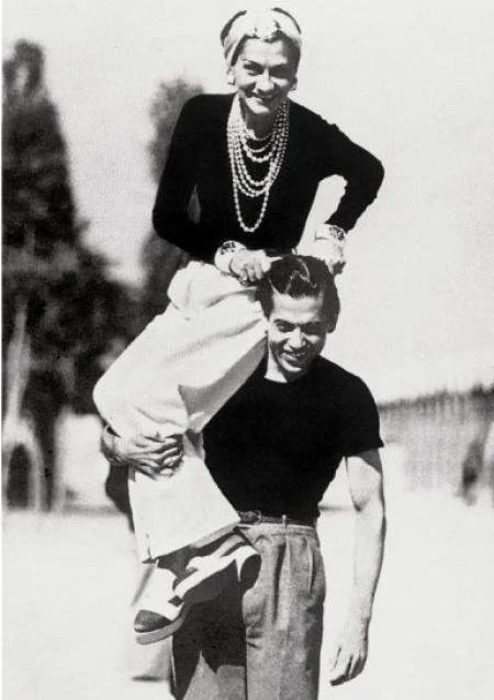 Jean Moral,  Coco Chanel and Boy Capel,  103 5/8 x 68 3/4