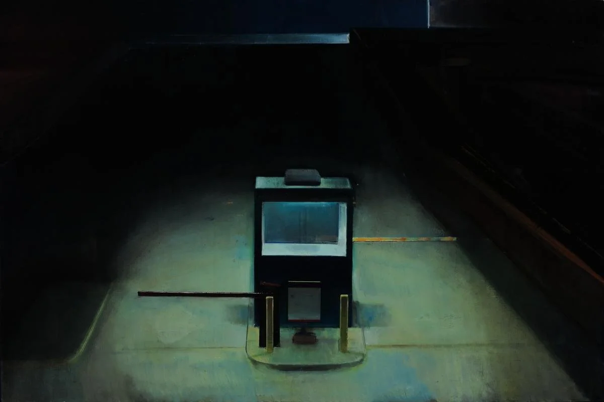 Trevor Young, Man-in-Box,  40" x 60"