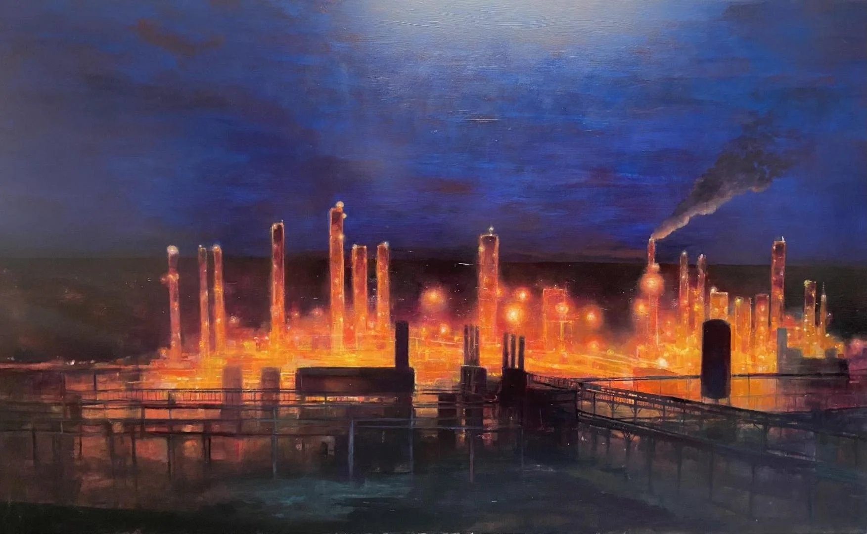 Trevor Young, Crude Refined,  58" x 96"