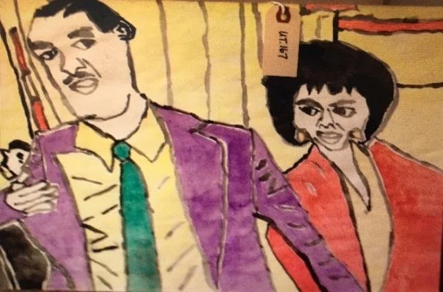 Eric MacDonald,   Portrait Doug and Lisa Williams,  18" x 12"