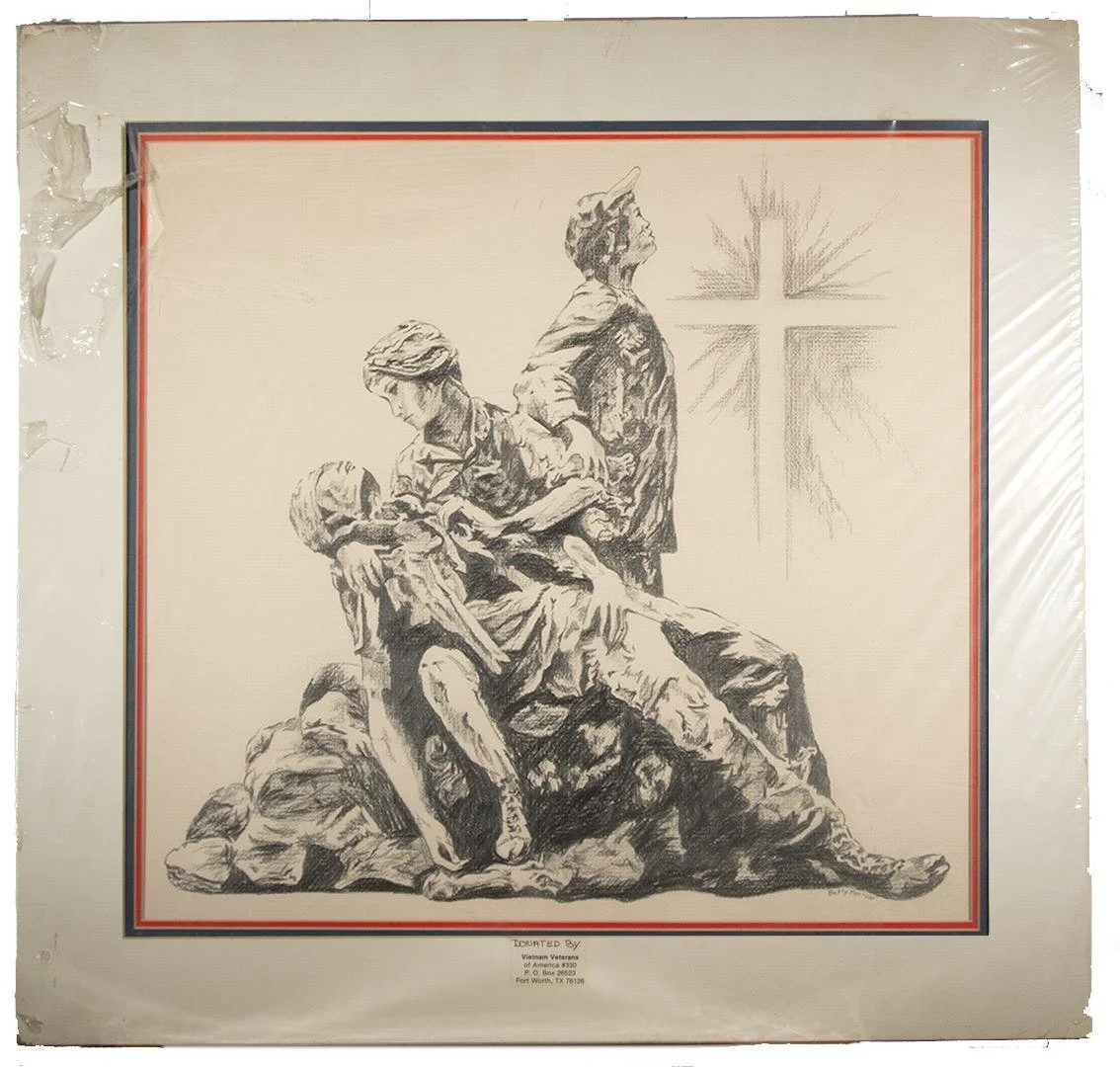 Betty Morrow,  Vietnam,  22" x 21.5"