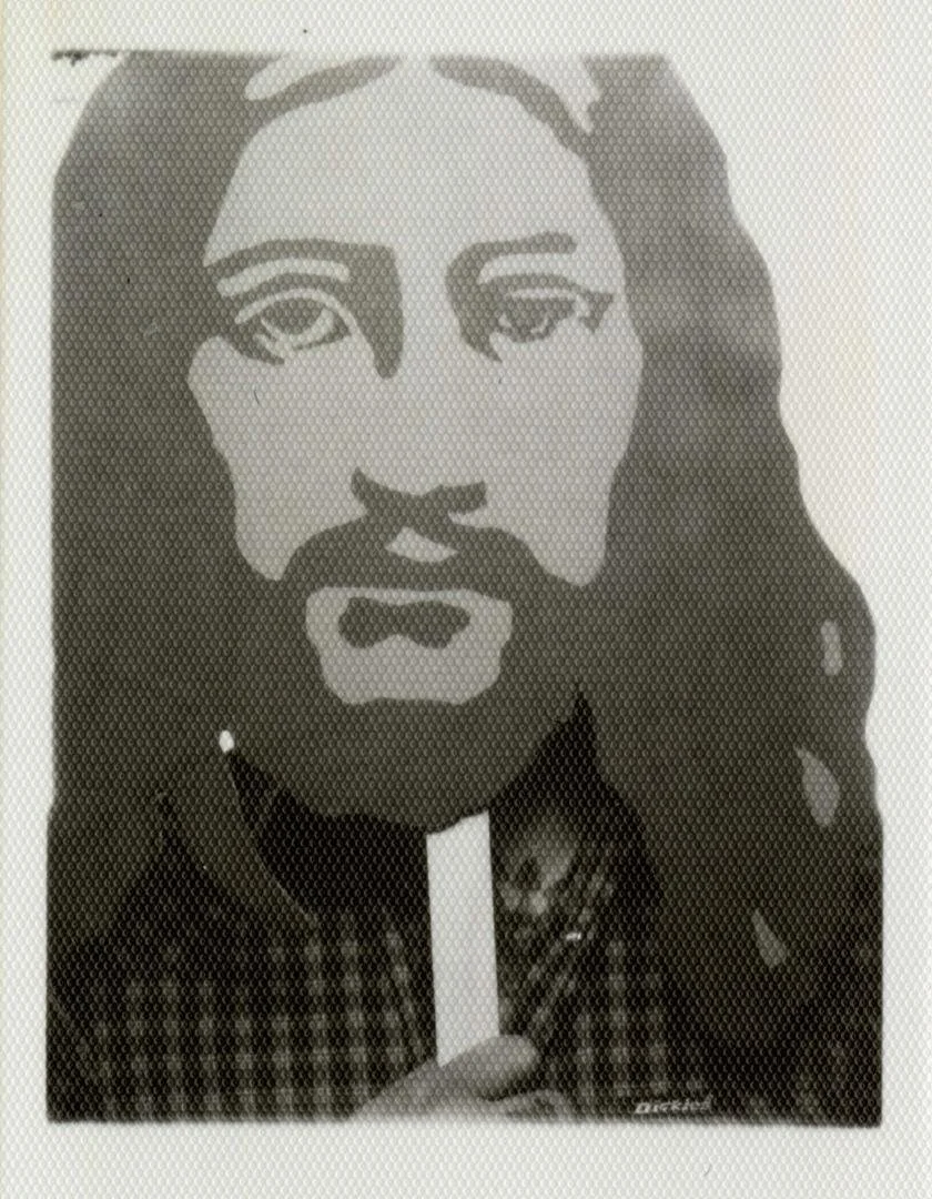 Dan Tague (now Charbonnet),   Magnificent 7 (Jesus),  28" x 22"