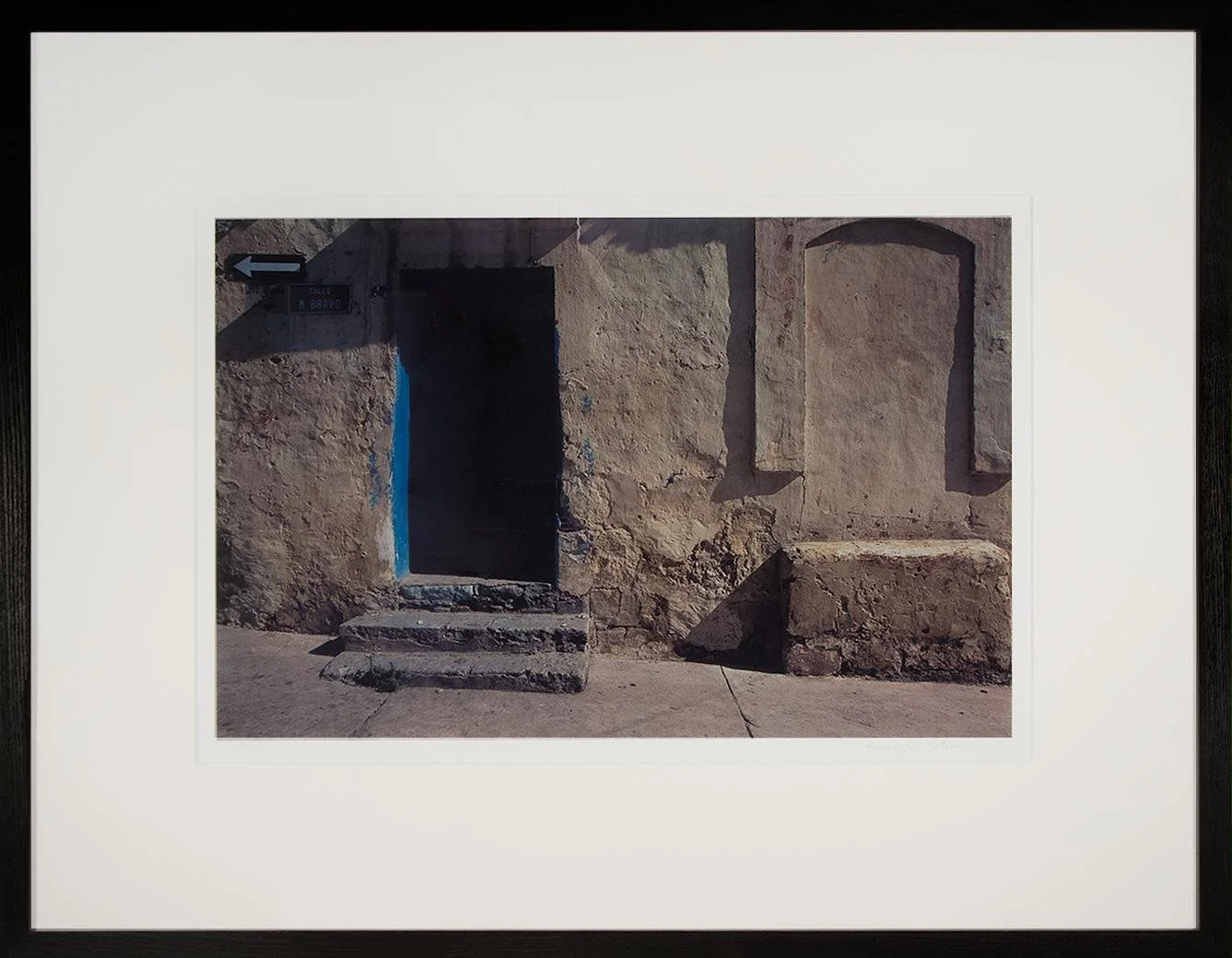 Harry Callahan,  (blue door),  22.25" x 17.25"