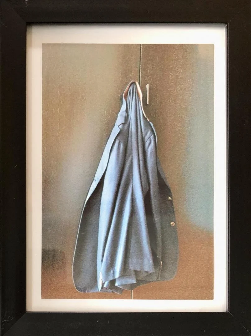 Paul Mahon,  Untitled (jacket),  4" x 6", 6" x 8" (framed)