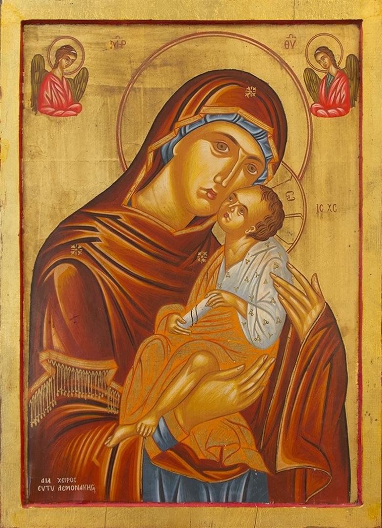 unknown, Madonna and Child,  17.25" x 23"