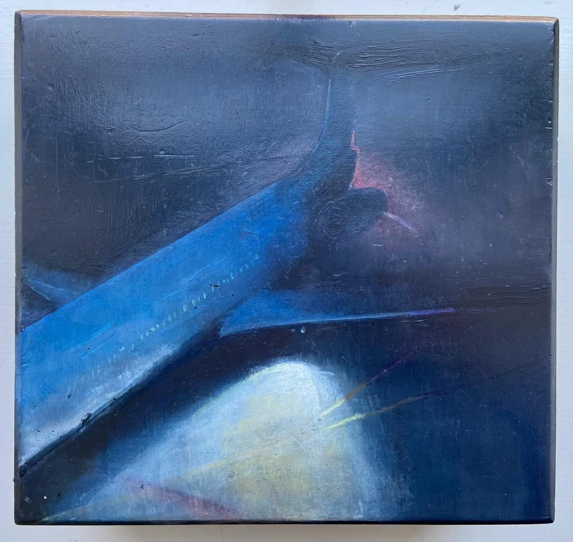Trevor Young,  unknown (painted wood box with 2 Tuborg Drinking Horns inside)