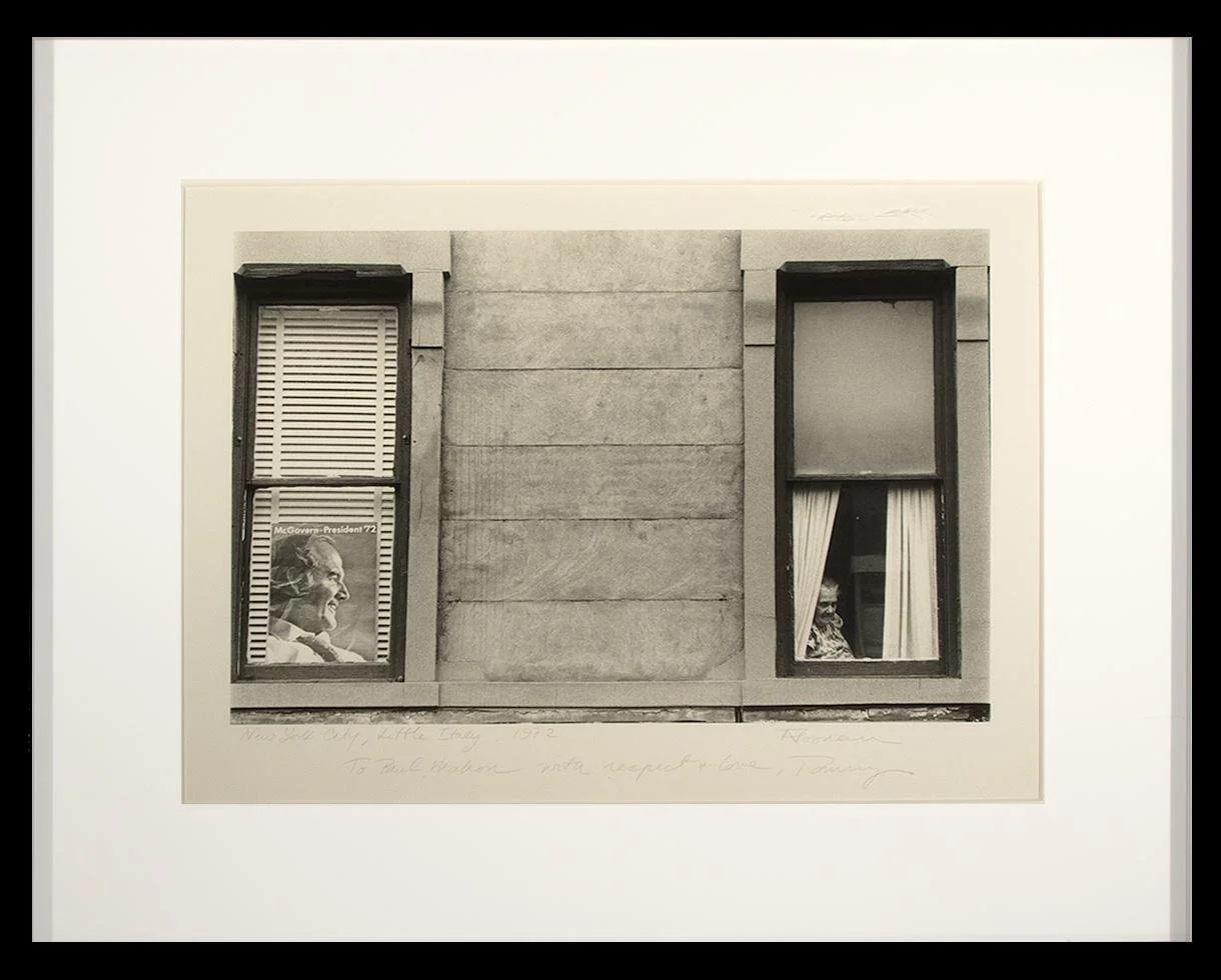 Tommy Noonan,  New York City, Little Italy, 1972,  15.5" x 19" (framed)