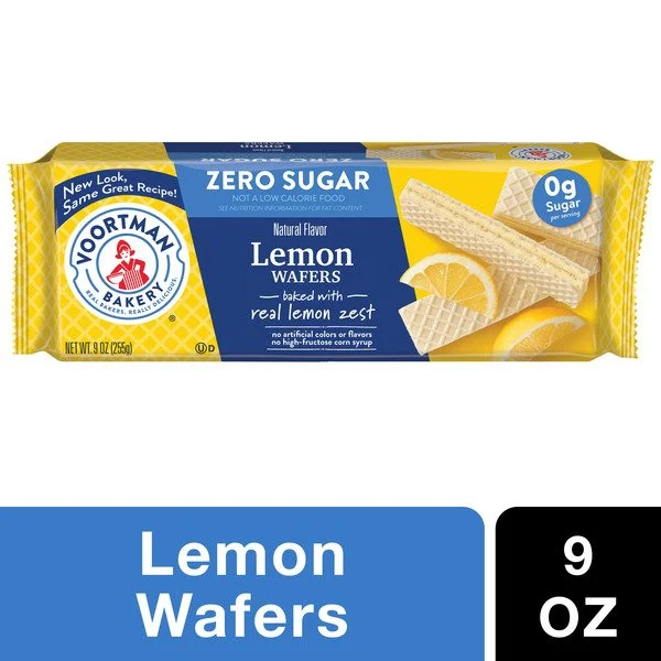Voortman Bakery ZERO SUGAR wafers [lemon] - 130kcal