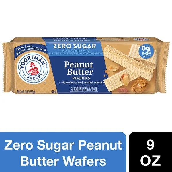 Voortman Bakery ZERO SUGAR wafers [peanut butter] - 130kcal