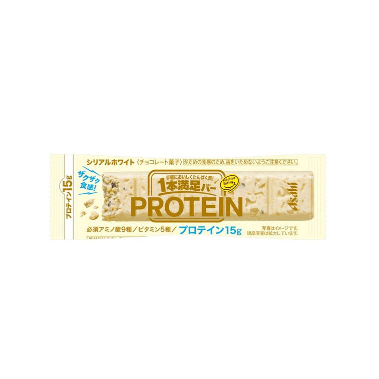 Asahi chocolate crunch protein bar [white chocolate] - 195kcal
