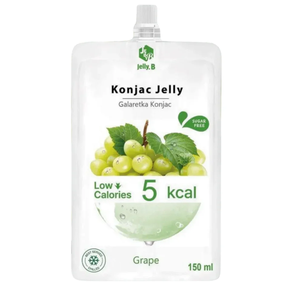 Jelly.B low-cal konjac jelly [grapes] - 5kcal