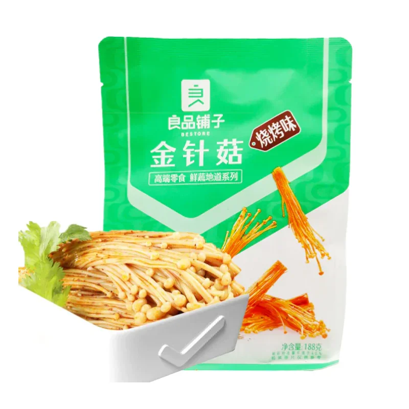 Bestore low calories enoki mushroom [BBQ flavor] snack - 98kcal