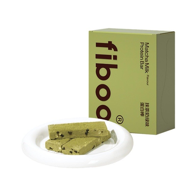 Fiboo protein bar [matcha milk] - 96kcal