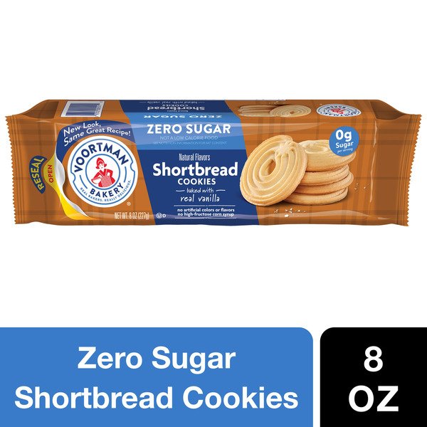Voortman Bakery ZERO SUGAR shortbread cookies - 100kcal