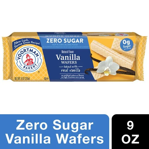 Voortman Bakery ZERO SUGAR wafers [vanilla] - 130kcal