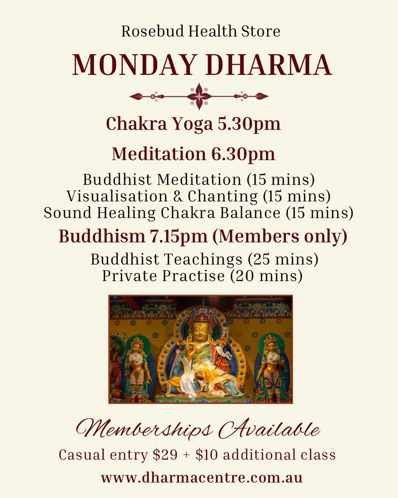 Our Buddhist class is studying the 8 Verses of Mind Training written by Langri Tangpa, a Kadampa master, these verses train us to reverse ordinary habits of self-cherishing.

This is the path of bodhicitta.

&mdash;

1. With the wish to benefit all b