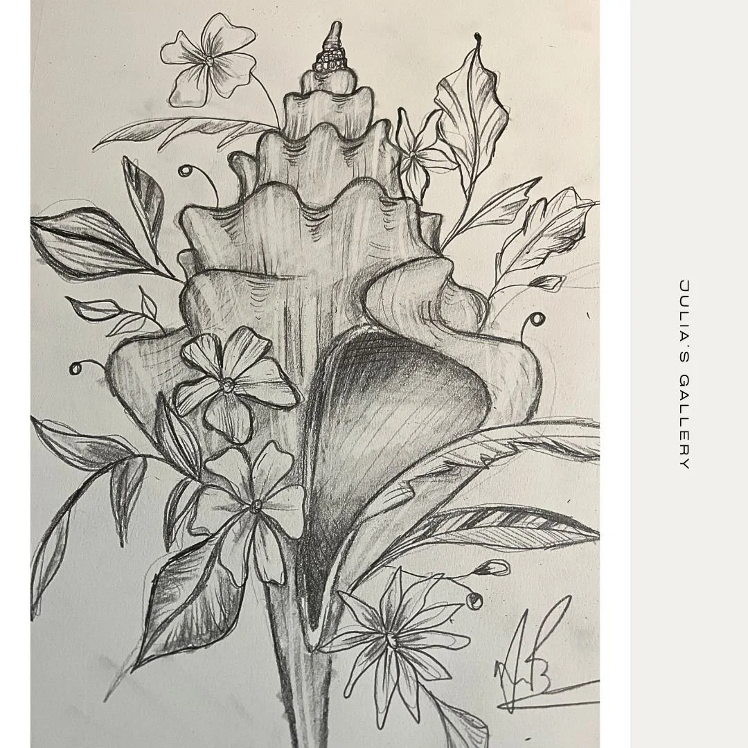 Shell Sketch Print 8