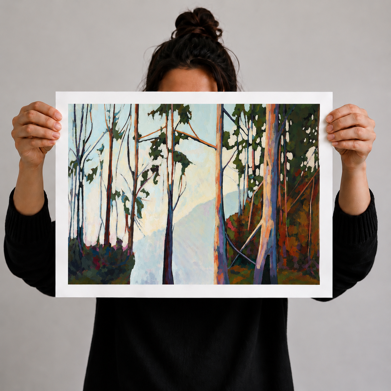 Abstract Forest Painting Portrait.png