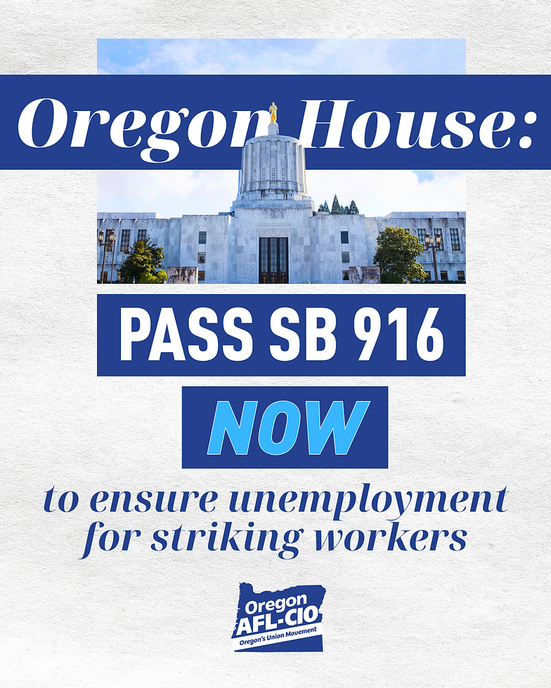 The Oregon Labor Dispatch:  May 8, 2025