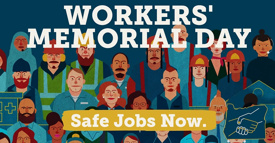 Workers' Memorial Day 2026: Honoring 38 Lives Lost in 2025