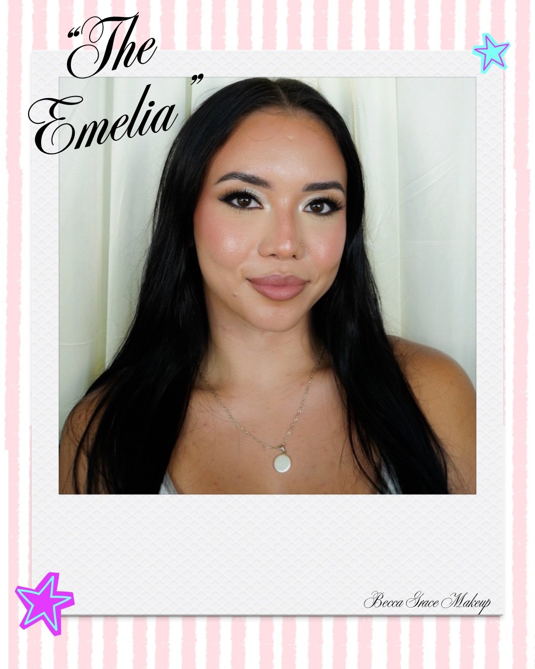 The 3rd &amp; Final signature look! 🤩

&ldquo;The Emelia&rdquo; 🔥

Sun-kissed, sculpted, and effortlessly magnetic. Designed to captivate from every angle 😍✨

Get this makeup look for your next event!❤️&zwj;🔥

Link in bio to Pre-Book and receive 