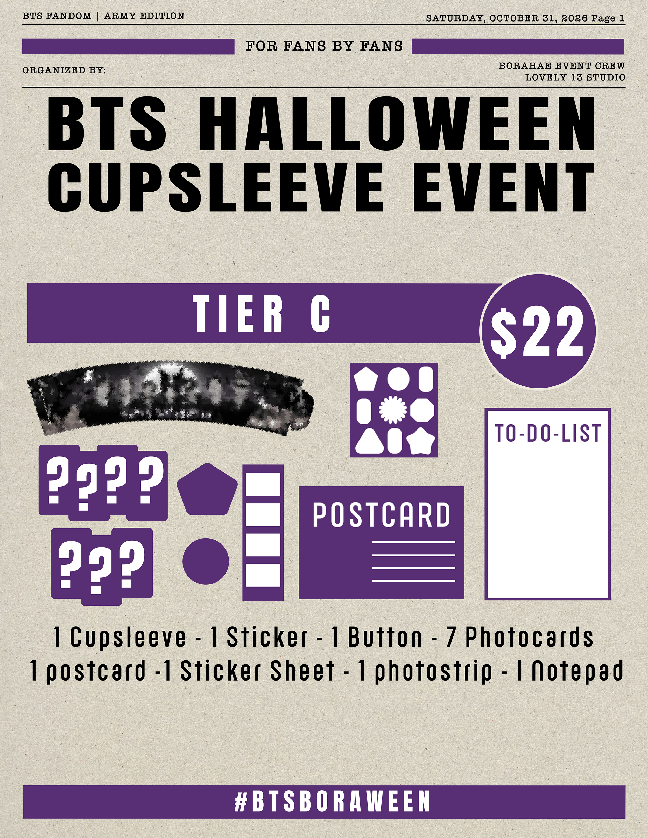 BTS Boraween Tier C