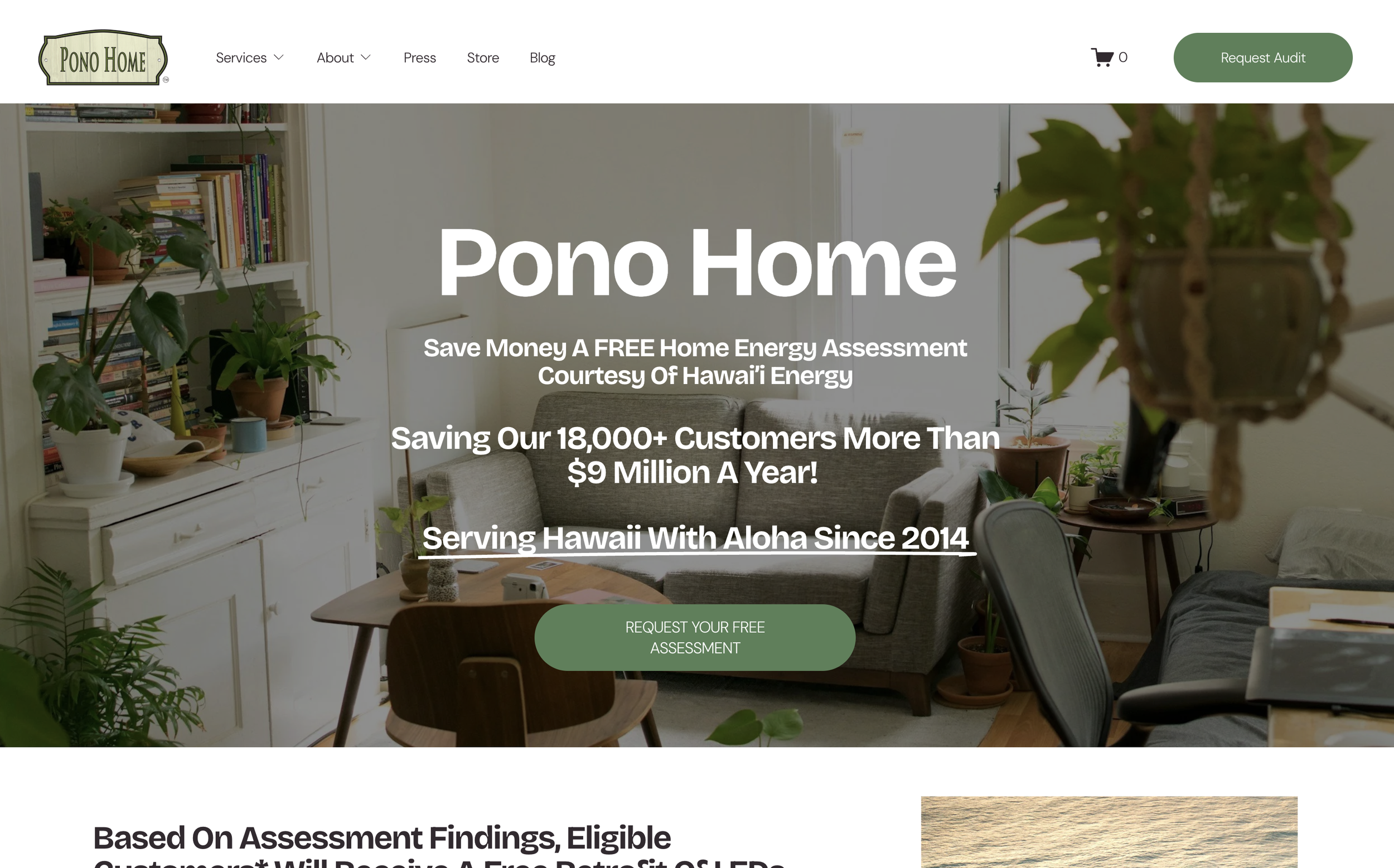 Pono Home Website