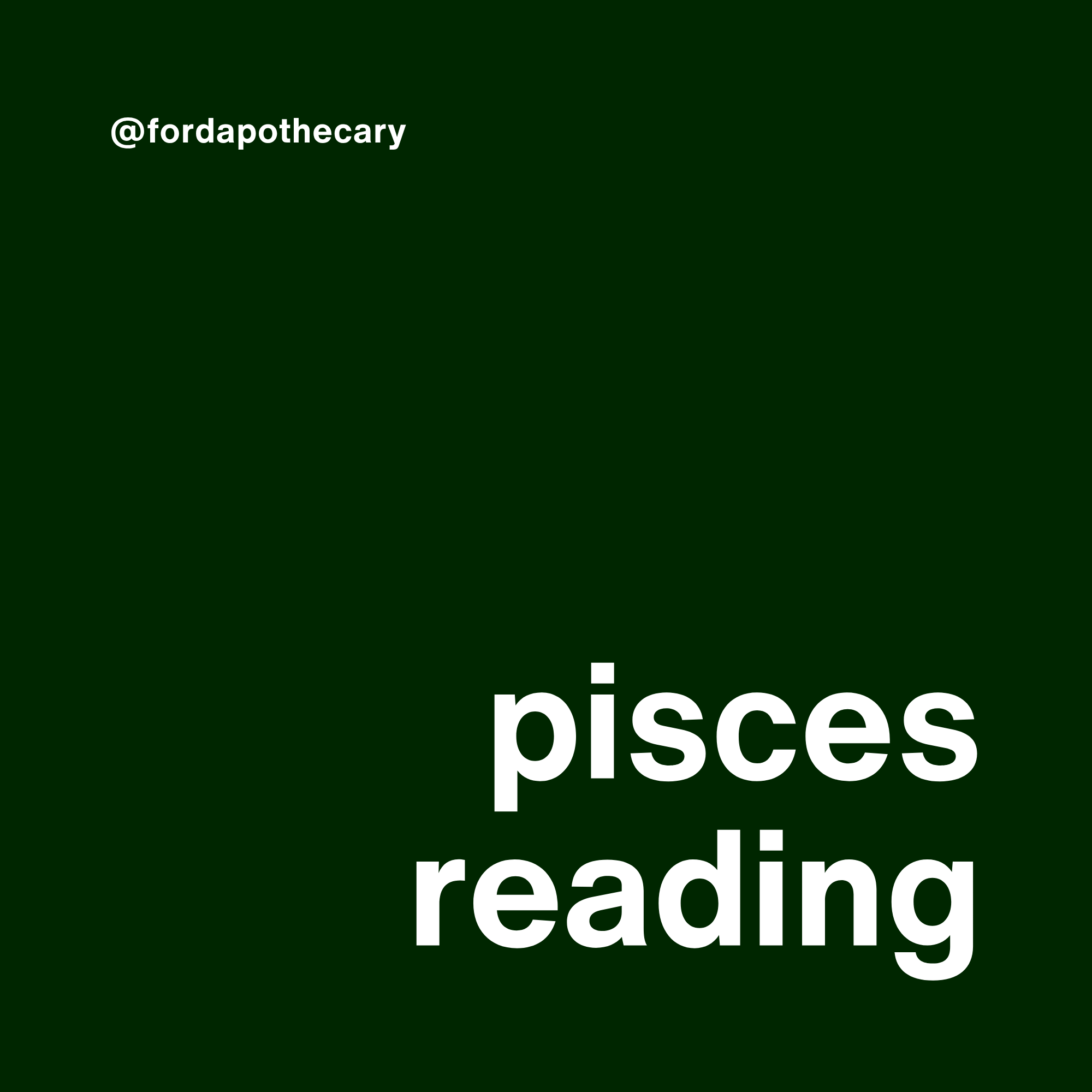 pisces reading
