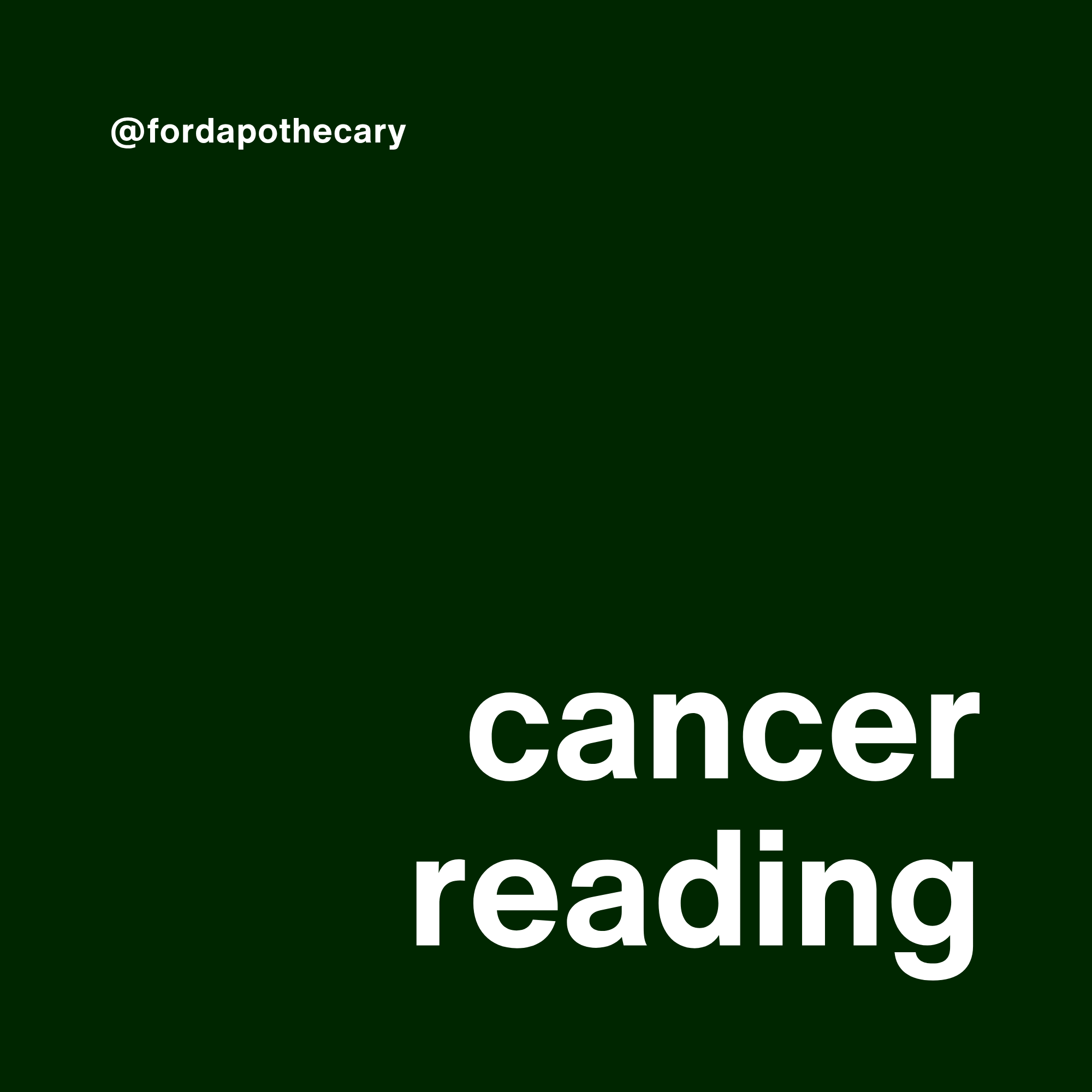 cancer reading
