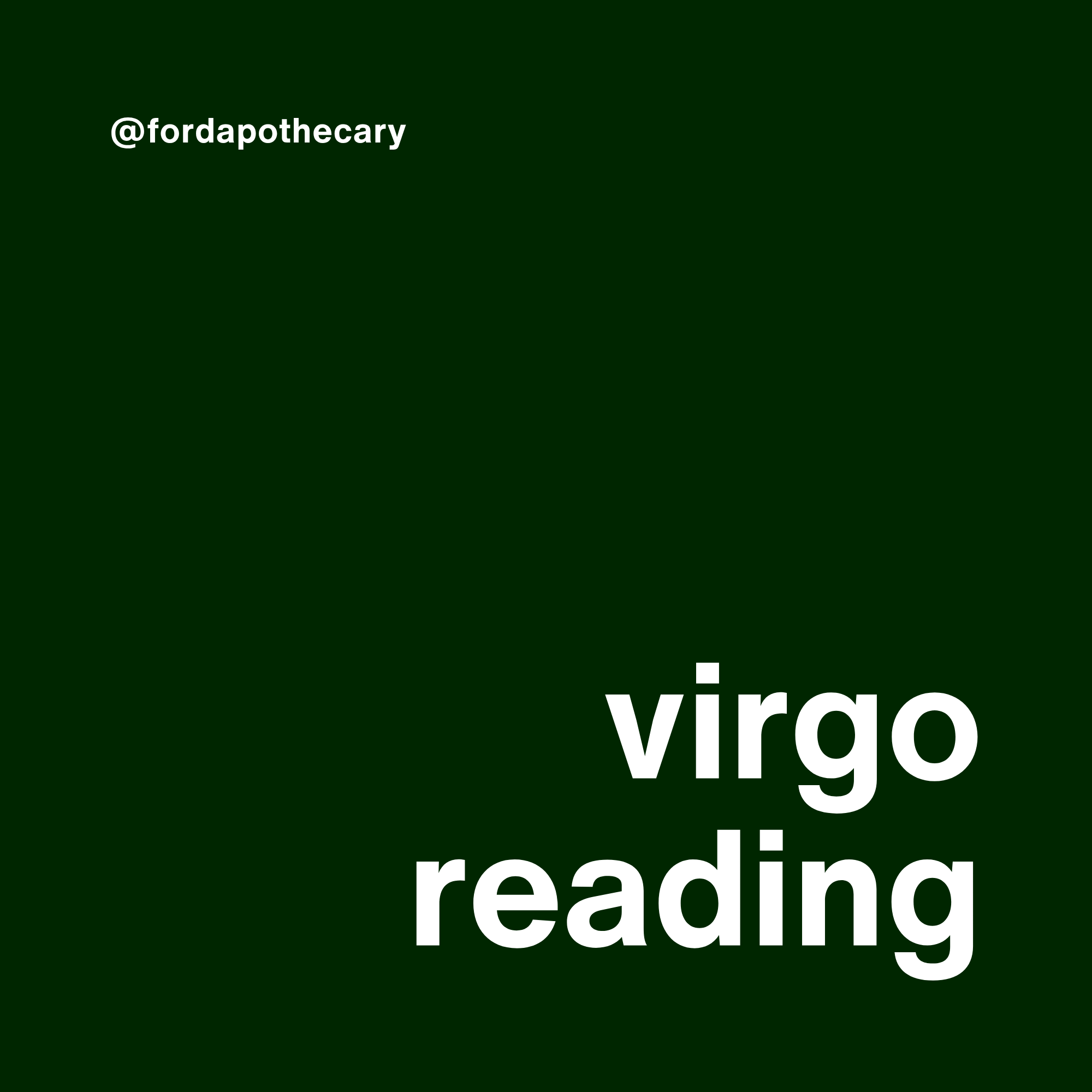virgo reading