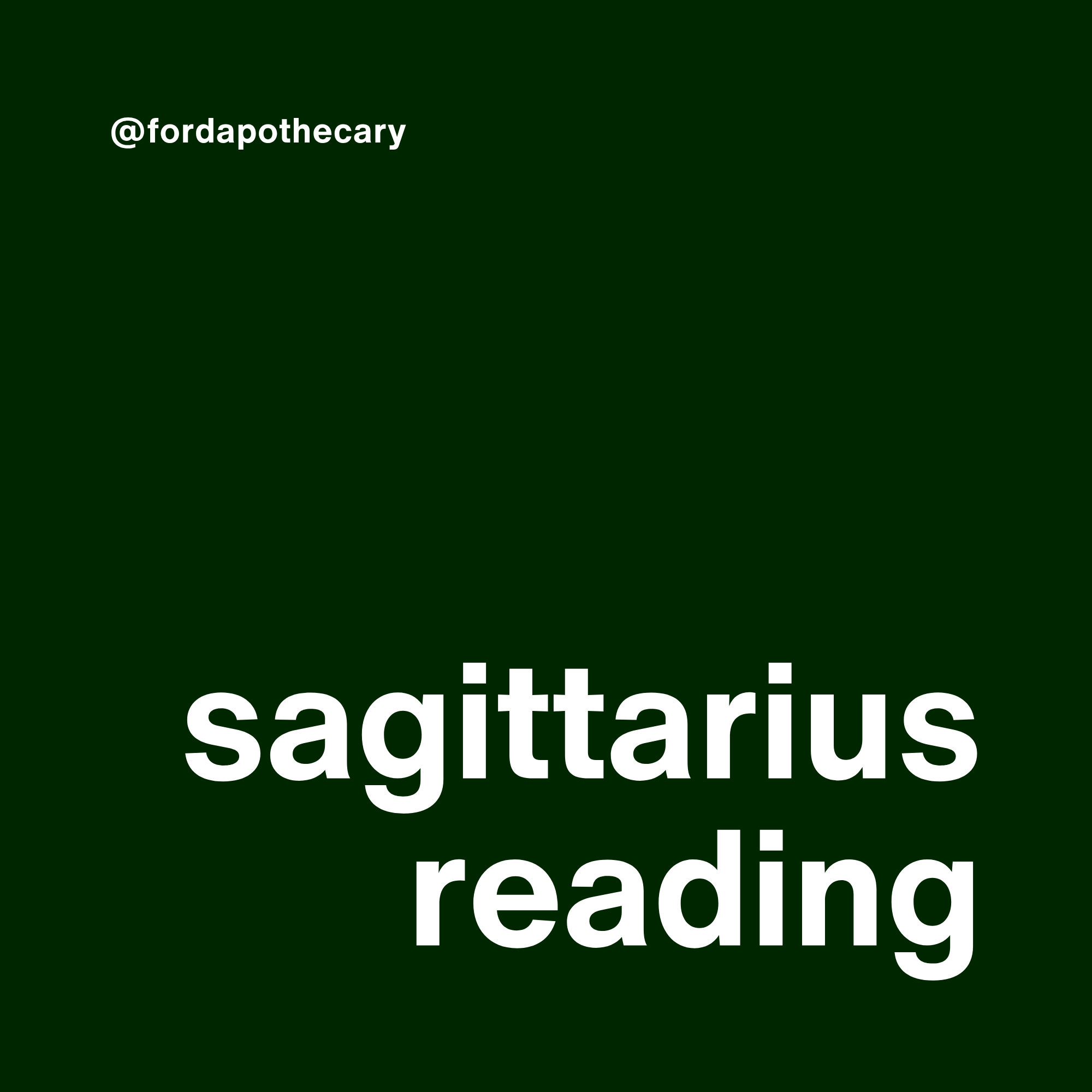 sagittarius reading