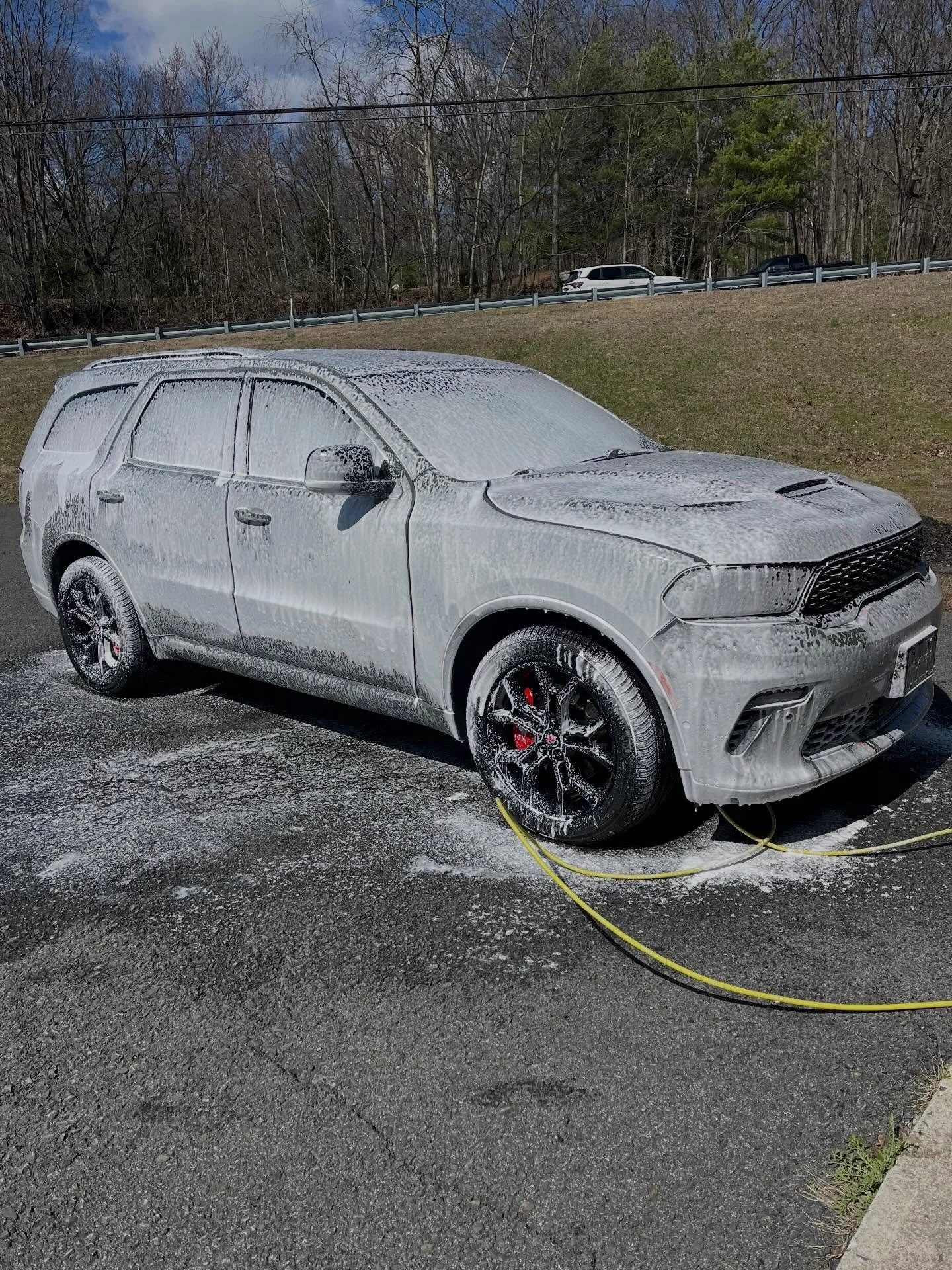 This Dodge Durango came in needing a refresh&mdash;and that&rsquo;s exactly what it got 🔥

Our paint enhancement detail knocked down the swirls and brought the gloss back to life, giving this SUV that deep, clean shine again. 

We didn&rsquo;t stop 