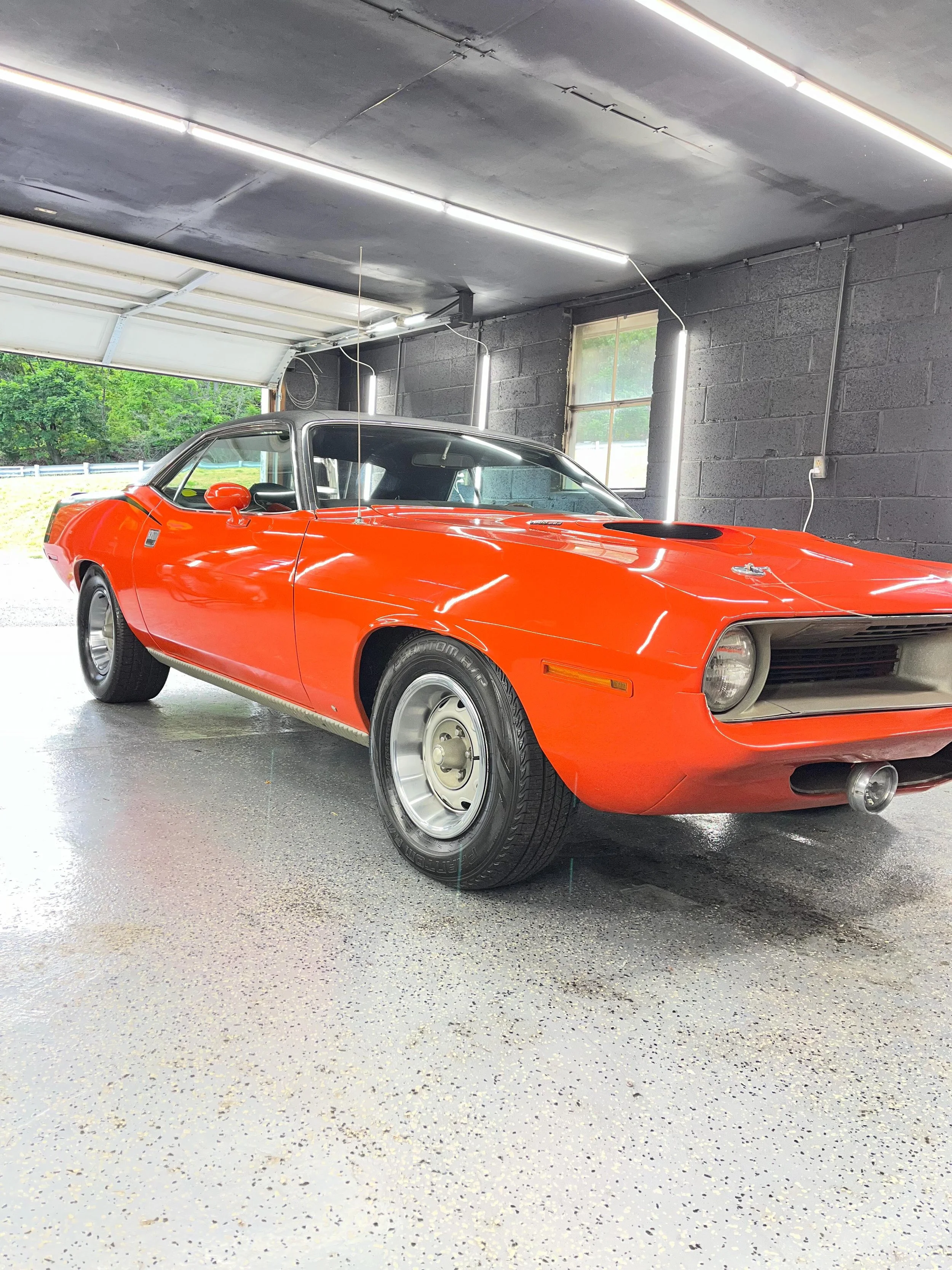 70 Cuda came in for our Signature Protection Detail. 🔥

This classic got the full treatment inside and out. Deep cleaned, protected, and brought back to life while preserving everything that makes these cars special.

Nothing beats the lines of a vi