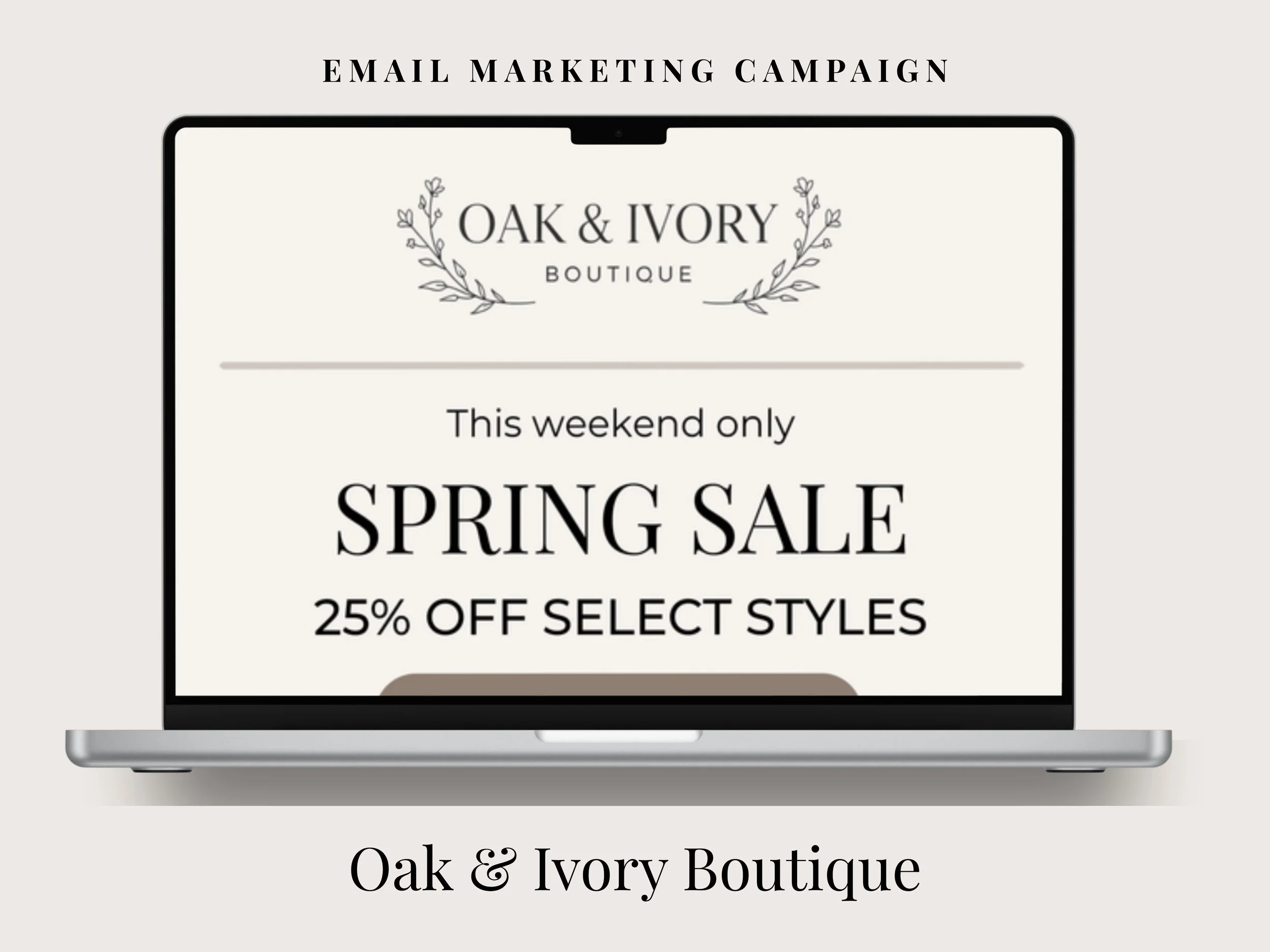 Boutique Email Campaign Sample
